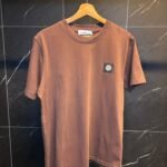 Stone Island Logo Patch Brown