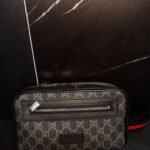 Gucci GG Supreme Web Hipbag Black