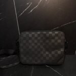 Louis Vuitton Monogram Messenger Bag Black