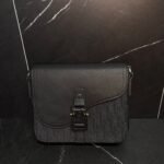 Christian Dior Saddle Shoulderbag Black